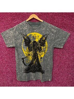 Sleep Token Take Me Back to Eden Reaper Angel Rock Band Mineral Wash T-Shirt Lar